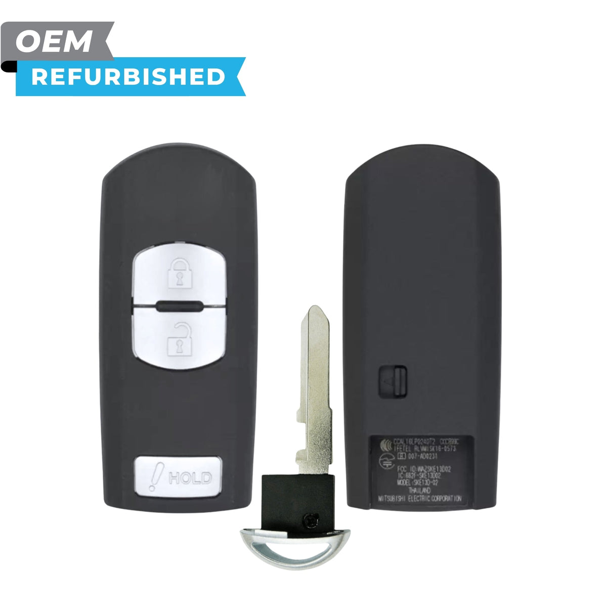 Toyota Refurbished OEM 2017-2020 Yaris IA Smart Key 3B FCCID: WAZSKE13D02 PN 89904-WB004 - Royal Key Supply