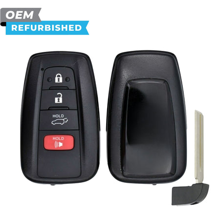 Toyota Refurbished OEM 2020-2022 Highlander (Blue Hybrid Logo) Smart Key 4B Hatch FCCID: HYQ14FBC-0351 PN 8990H-0E030 - Royal Key Supply