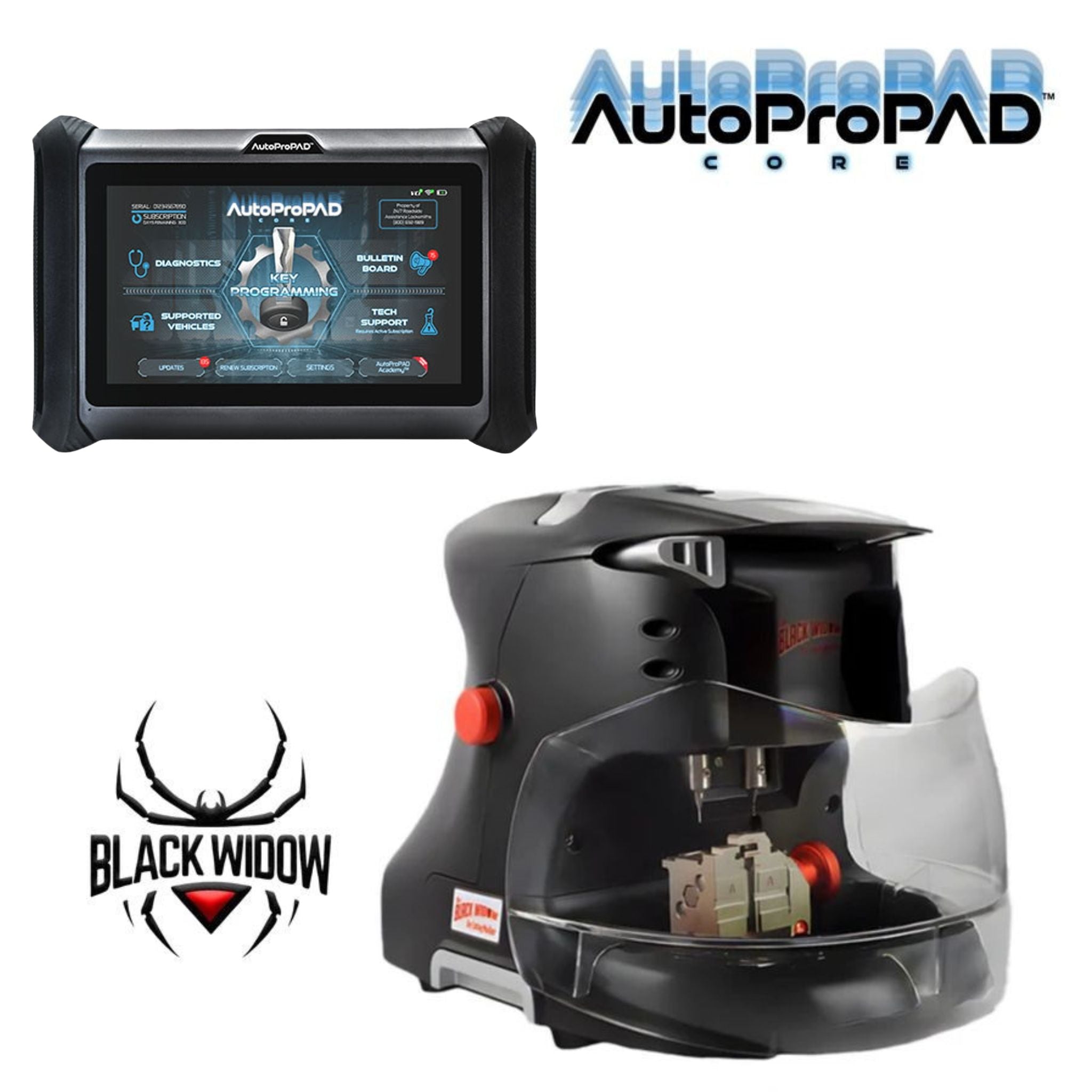 Ultimate Starter Bundle - Xtool AutoProPad G3 (Core) + Black Widow (Essentials Package) - Royal Key Supply
