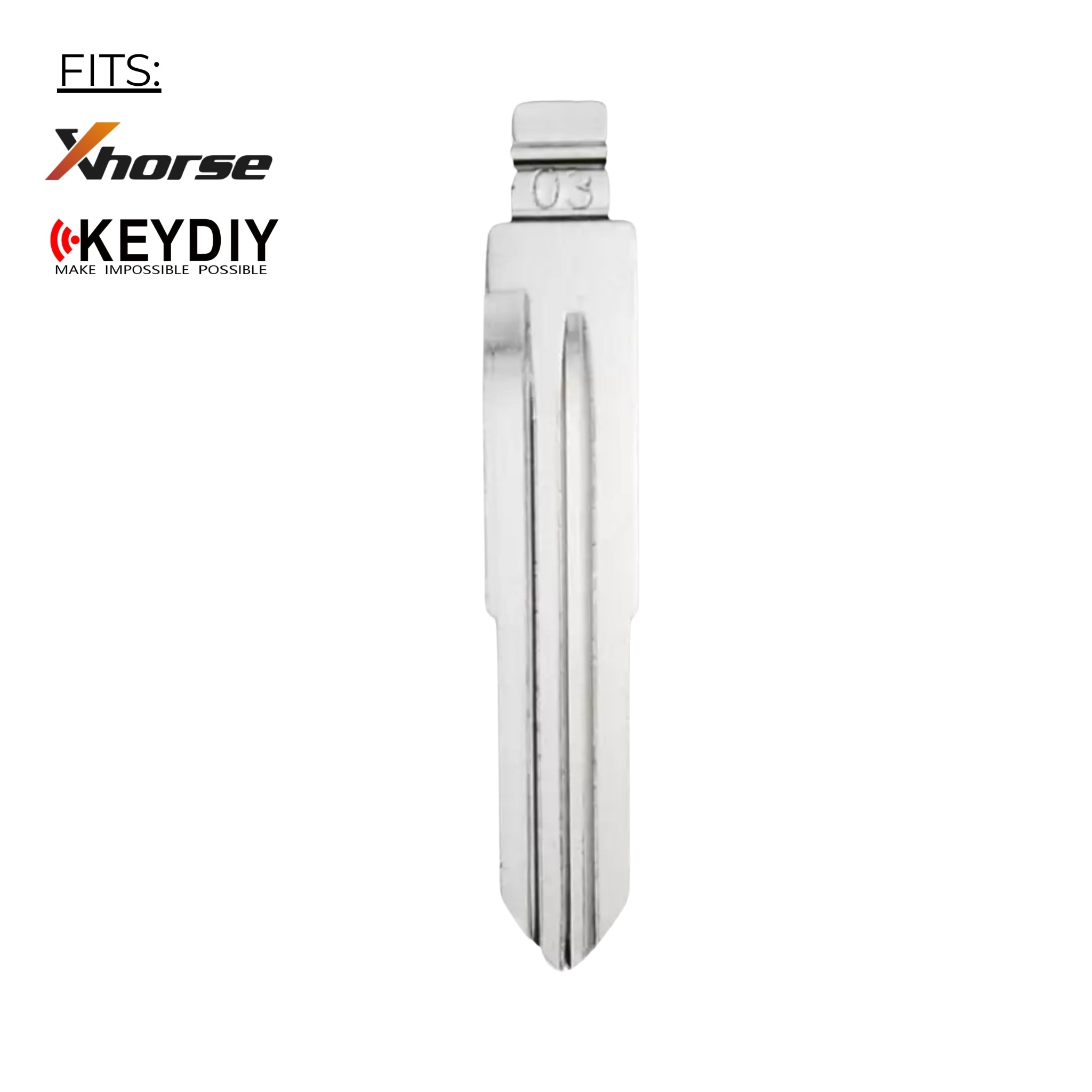 Universal Smart Key Blade for Xhorse/KeyDiy (HD103) - Royal Key Supply