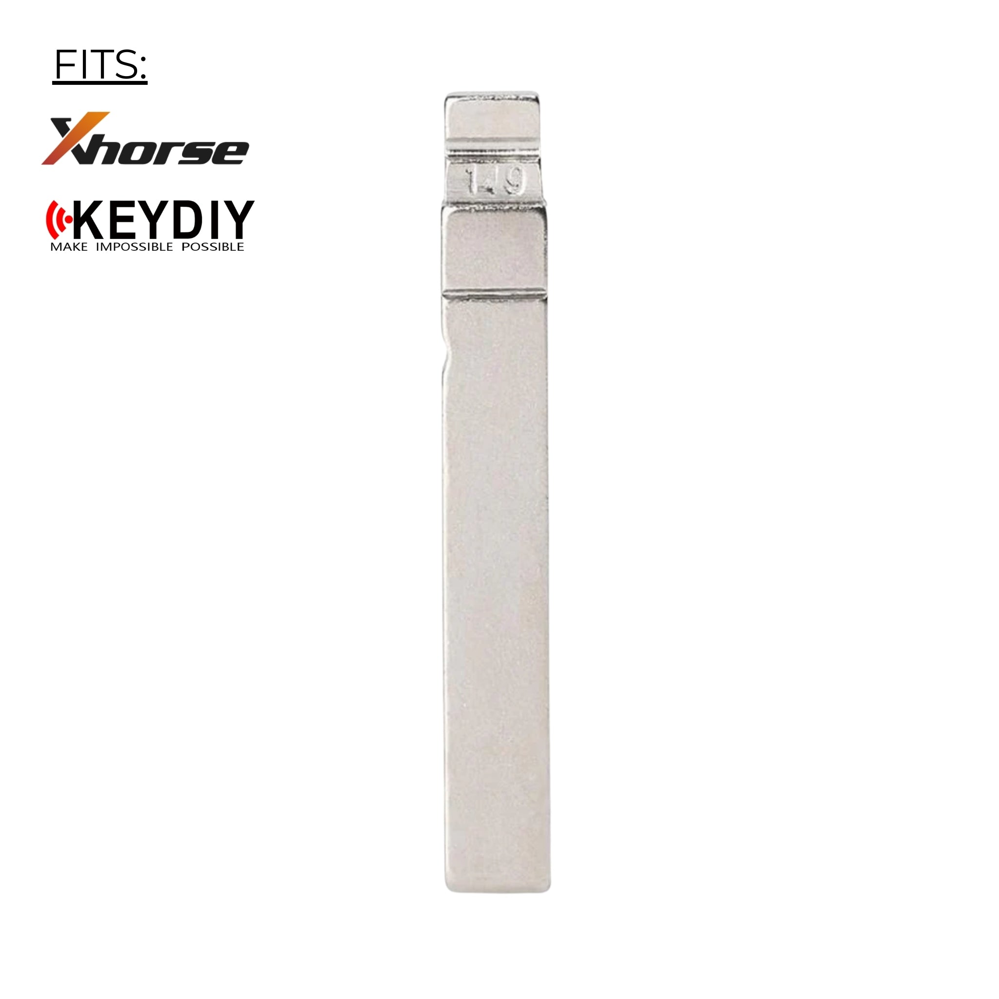 Universal Smart Key Blade for Xhorse/KeyDiy (HU162T) - Royal Key Supply