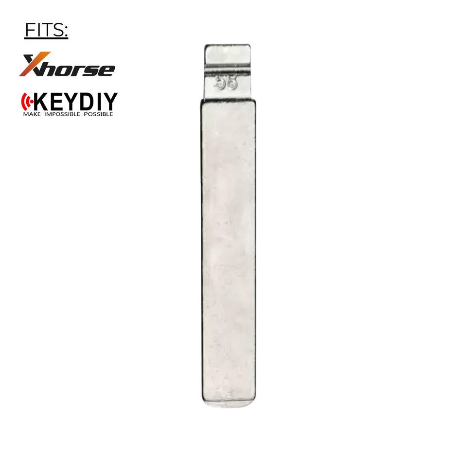 Universal Smart Key Blade for Xhorse/KeyDiy (VA2) - Royal Key Supply