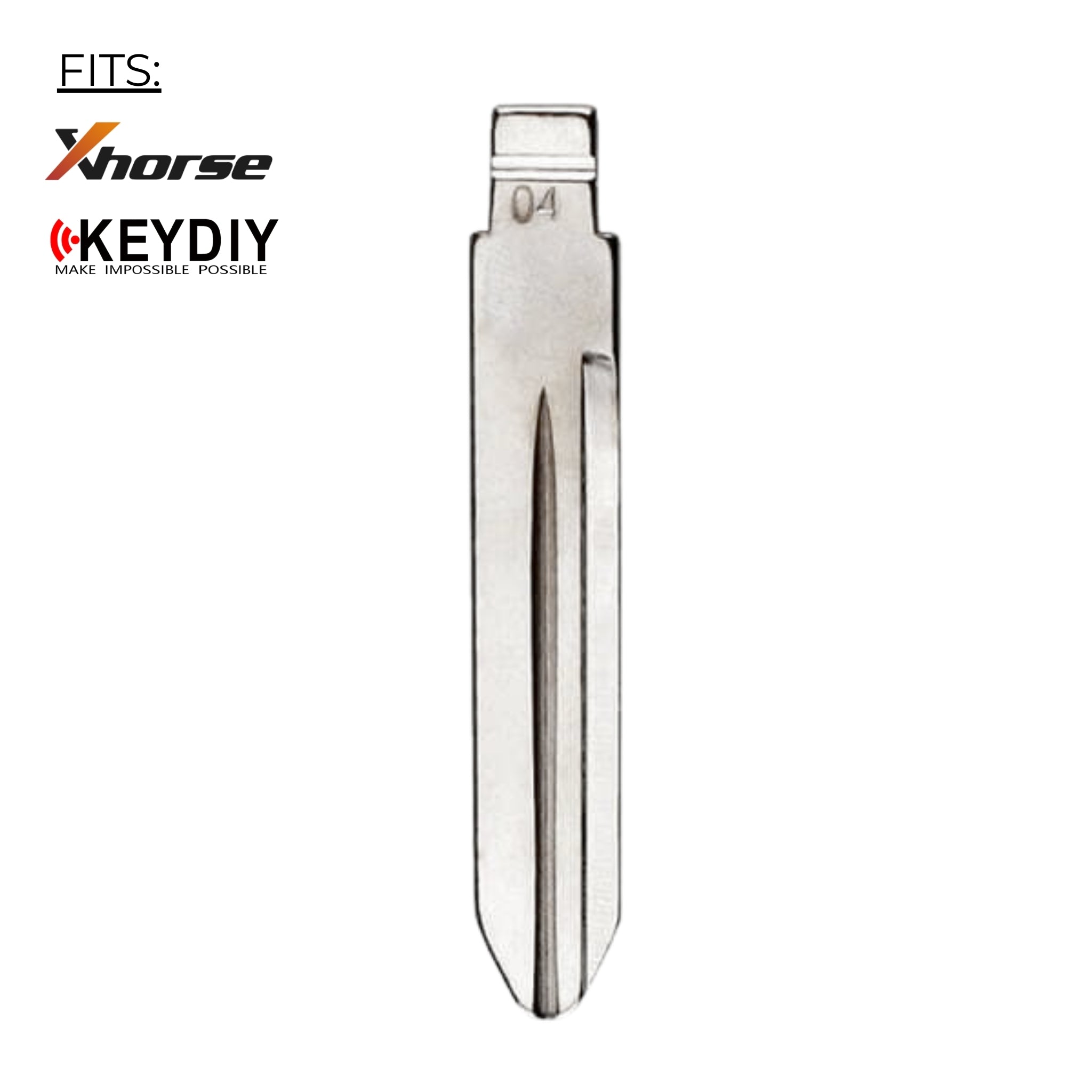 Universal Smart Key Blade for Xhorse/KeyDiy (Y160) - Royal Key Supply