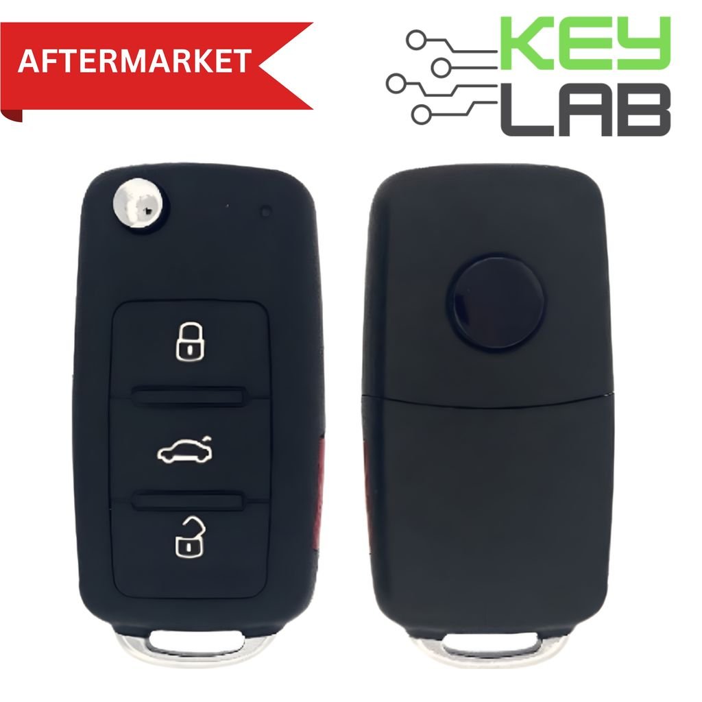 Volkswagen Aftermarket 2002 - 2006 Jetta Remote Flip Key 4B FCCID: NBG735868T PN# 1J0959753AM - Royal Key Supply