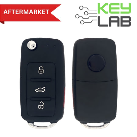 Volkswagen Aftermarket 2012 - 2018 Jetta, Passat, Tiguan 4B Remote Flip Key FCCID: NBGFS93N PN# 5K0 - 837 - 202 - BJ - Royal Key Supply