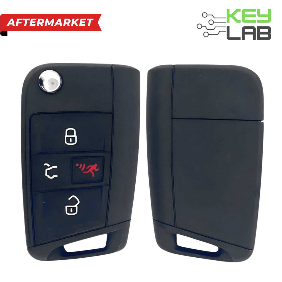 Volkswagen Aftermarket 2015 - 2019 Golf, Remote Flip Key 4B Trunk FCCID: NBGFS12A01 PN 5G0 959 752 BD - Royal Key Supply