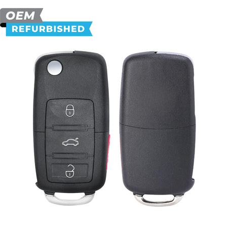 Volkswagen Refurbished 2011-2016 Beetle 4B PEPS Remote Flip Key FCCID: NBG010206T PN 5K0837202AK - Royal Key Supply
