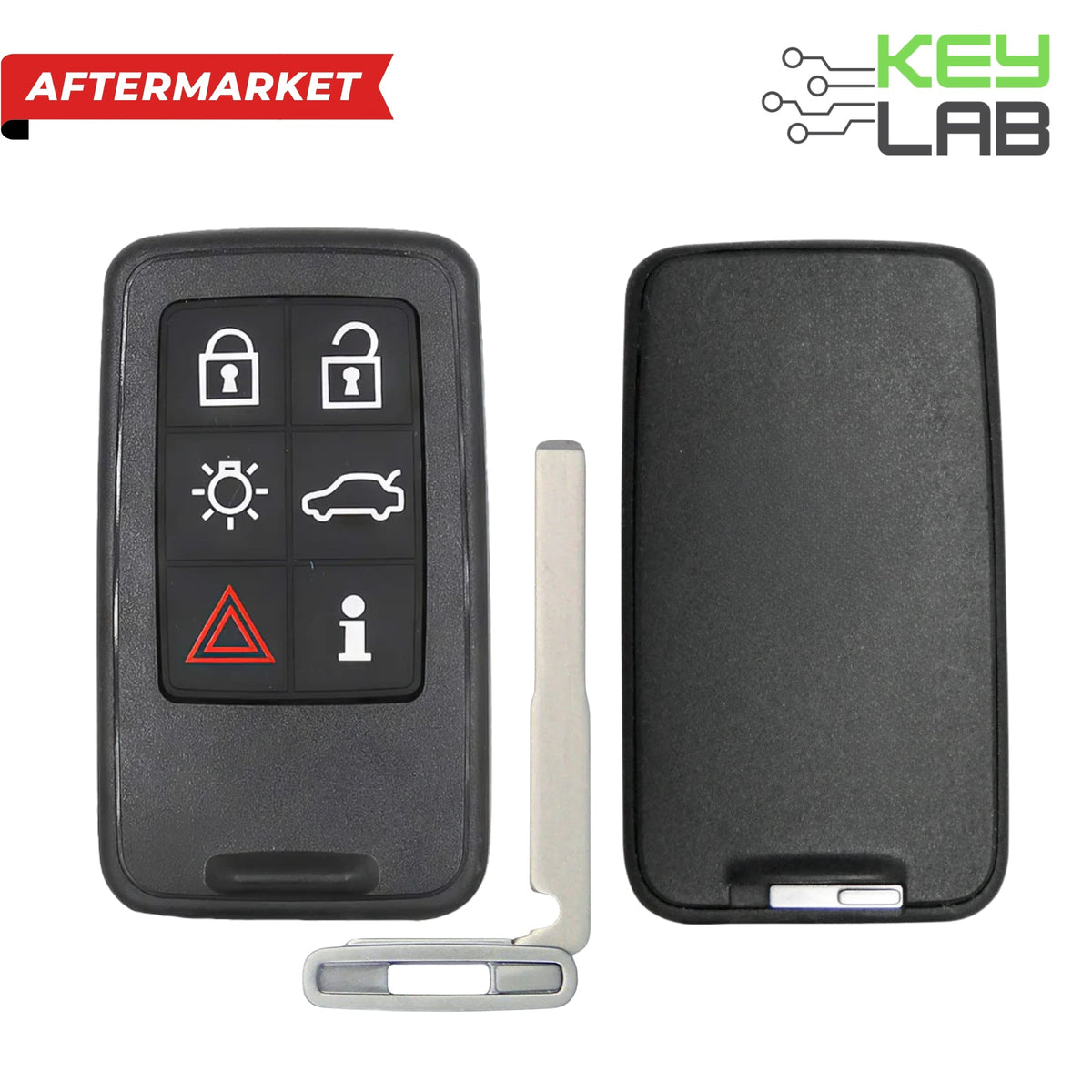 Volvo Aftermarket 2007 - 2016 S60/S80, Smart Key 6B Lights/Trunk FCCID: KR55WK49266 PN 31419131 - Royal Key Supply