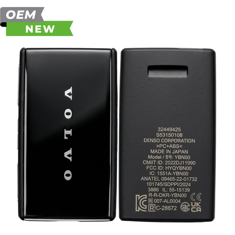 Volvo New OEM 2025 - 2026 EX90 Smart Key (No Buttons) FCCID: HYQYBN00 PN 32449424 - Royal Key Supply