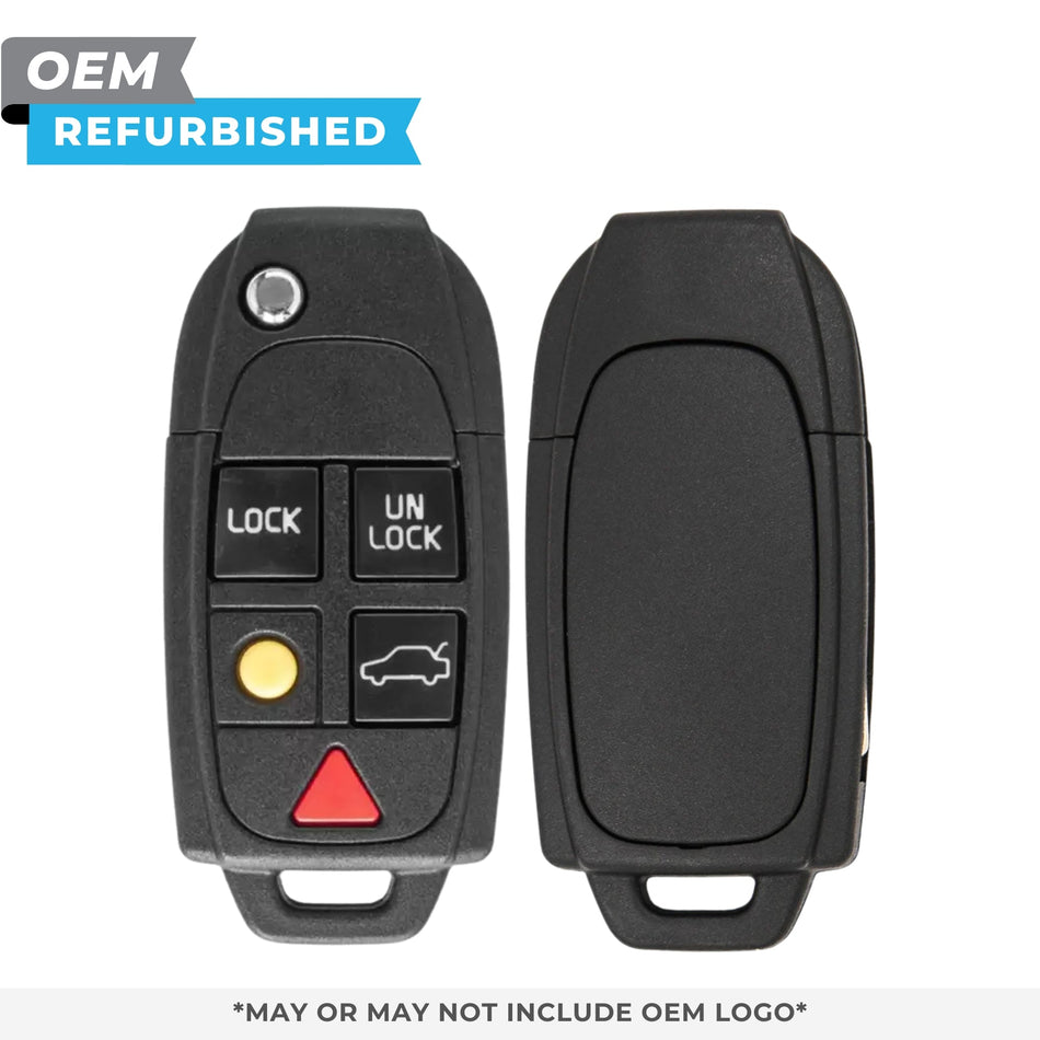 Volvo Refurbished OEM 2004 - 2015 S80, XC90 Flip Key 5B Trunk/Lights FCCID: LQNP2T - APU PN 8626556 - Royal Key Supply