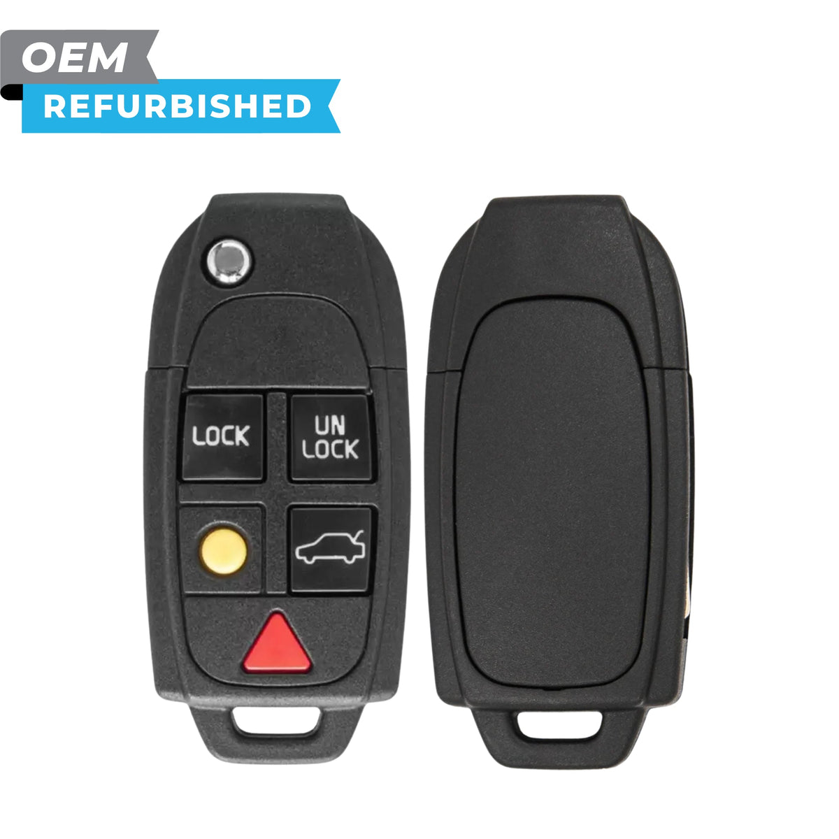 Volvo Refurbished OEM 2004-2015 S80, XC90 Flip Key 5B Trunk/Lights FCCID: LQNP2T-APU PN 8626556 - Royal Key Supply
