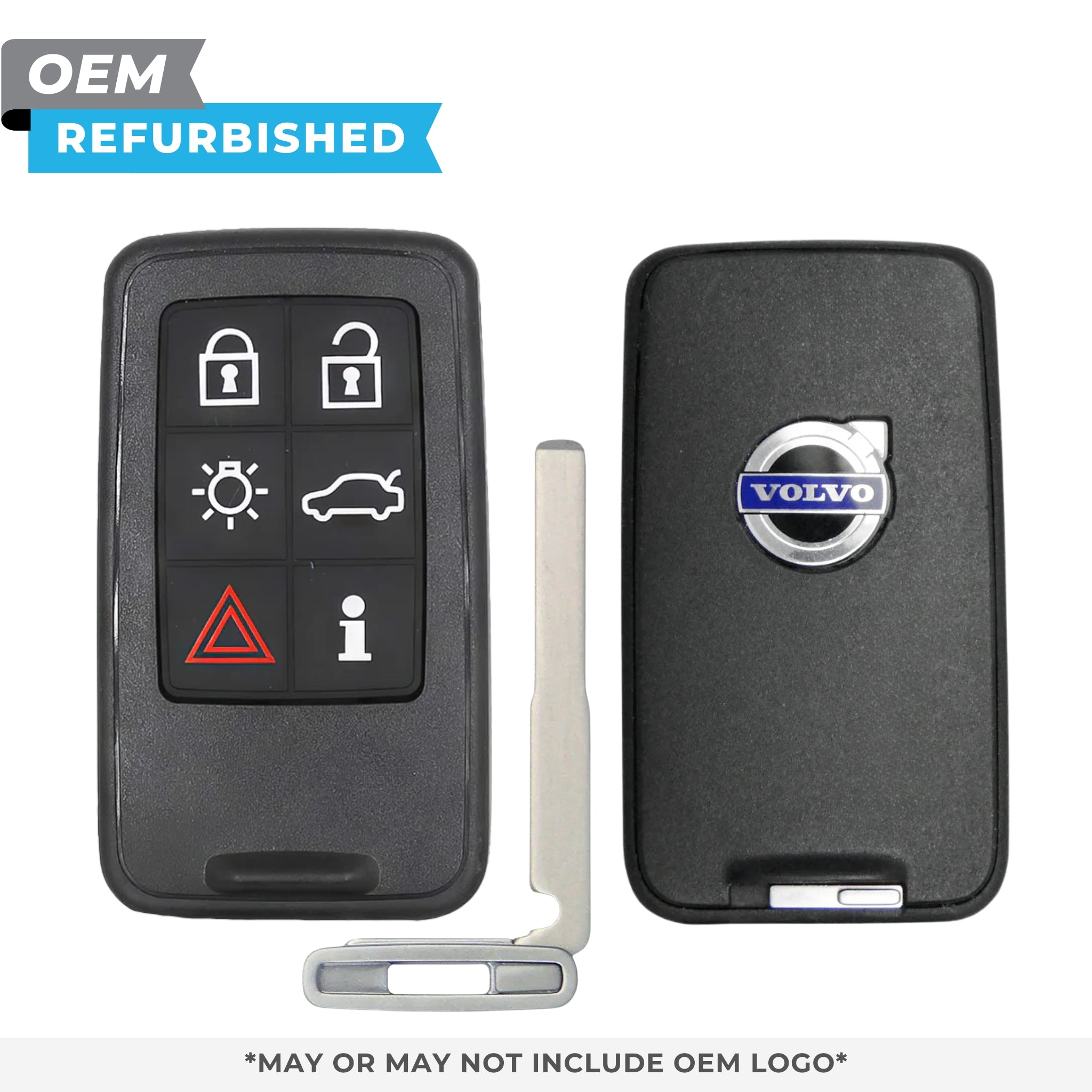 Volvo Refurbished OEM 2007 - 2018 S60, S80 Smart Key 6B Trunk/Lights/PCC (434 MHz) Keyless Go FCCID: KR55WK49266 PN 30659498 - Royal Key Supply