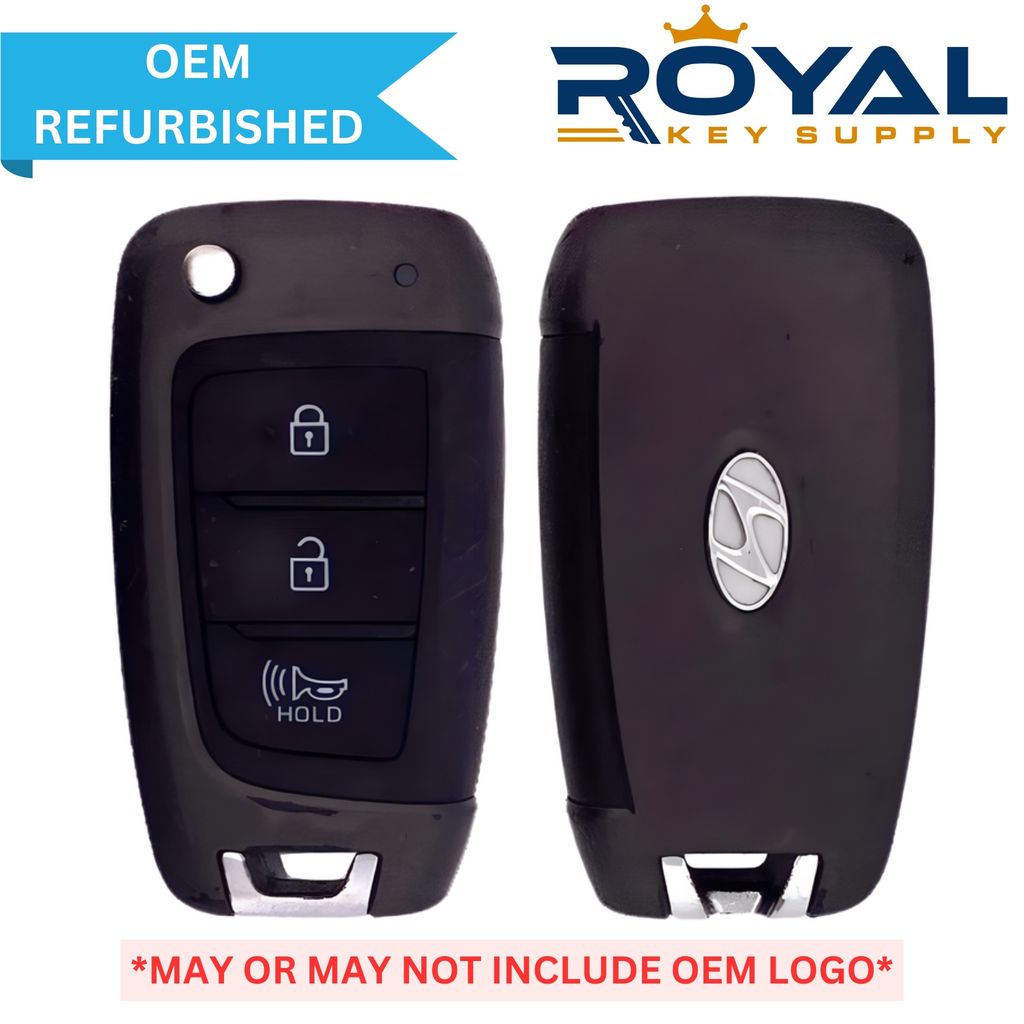 Hyundai Refurbished OEM 2021-2023 Kona, Remote Flip Key 3B FCCID: 2AV76-NMOK-451T (OS PE) PN# 95430-J9400 - Royal Key Supply