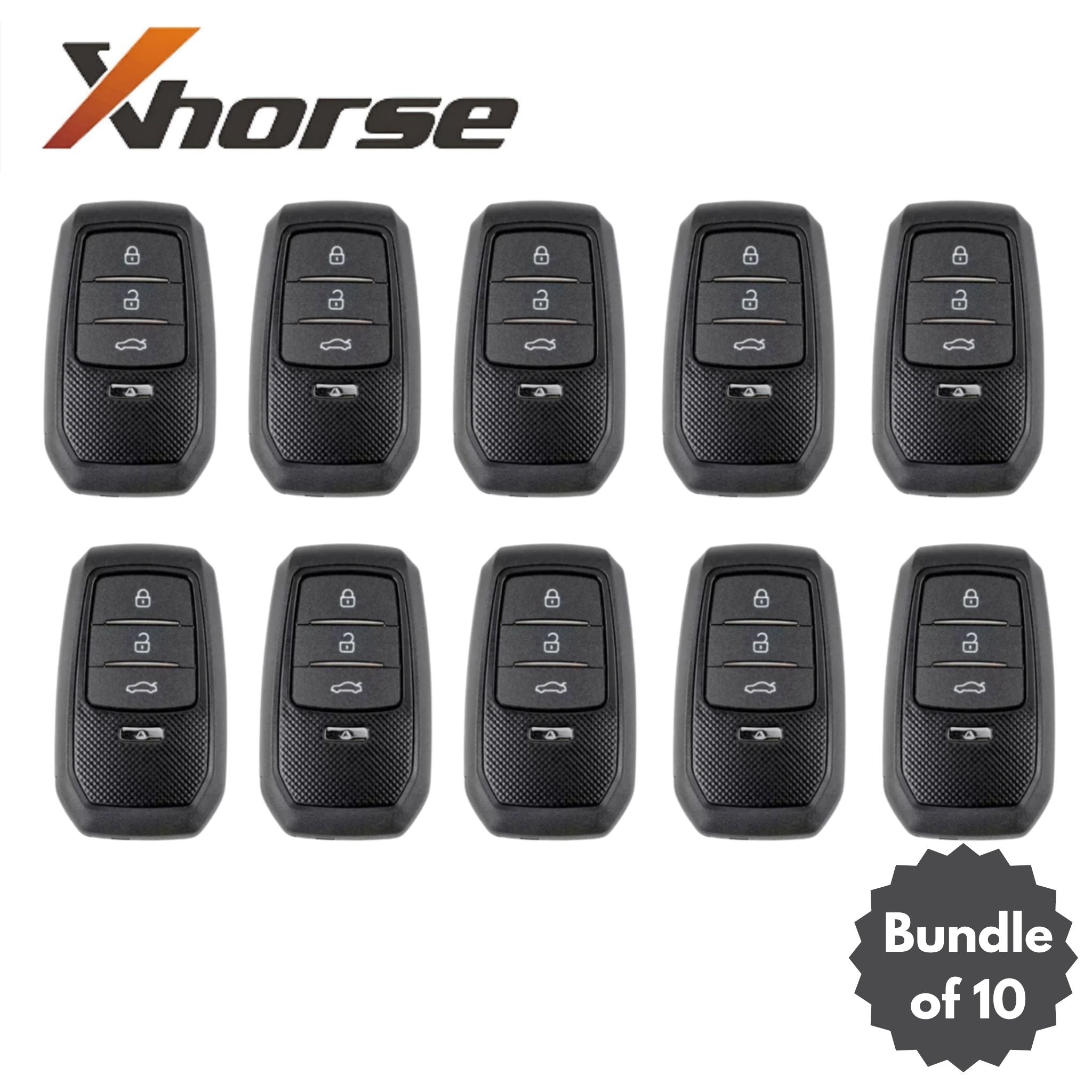 Xhorse - (10 Pack) Toyota/Lexus Universal Smart Key 4B Trunk (XSTO01EN) XM38 For Chips 4D, 8A, 4A - Royal Key Supply
