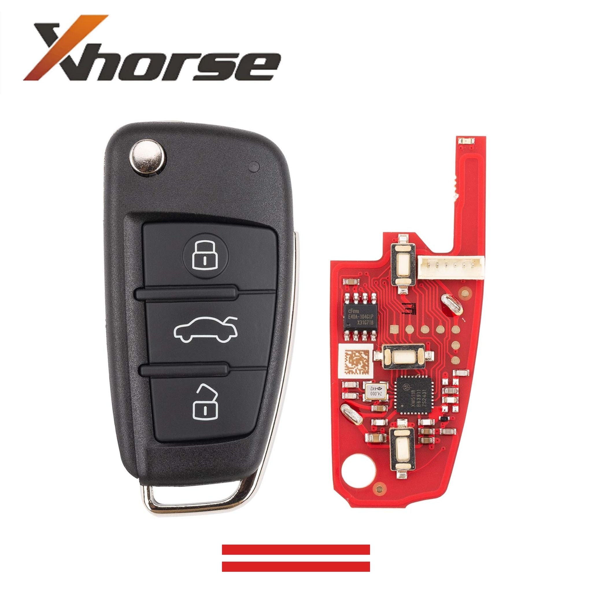 Xhorse - (2nd Gen) Universal Wire Remote Key 3B (XKA620EN) For VVDI - Royal Key Supply