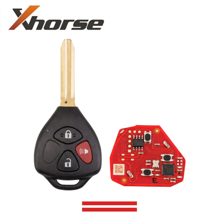 Xhorse - Toyota Style Universal Remote Head Key 3B For VVDI Key Tools (XKTO24EN) - Royal Key Supply