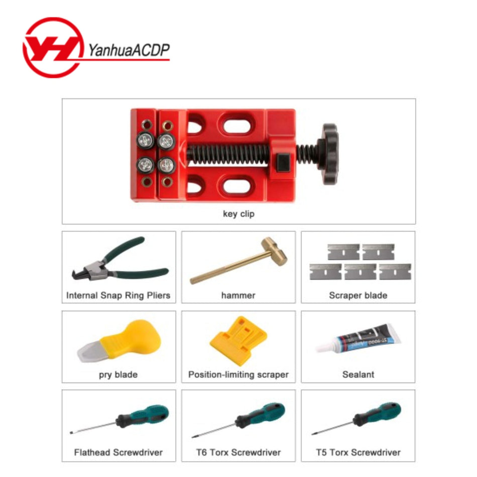 Yanhua - ACDP - Vtool 5C/5D Key Cutting Kits For MQB 5C 5D Key Opening - Royal Key Supply